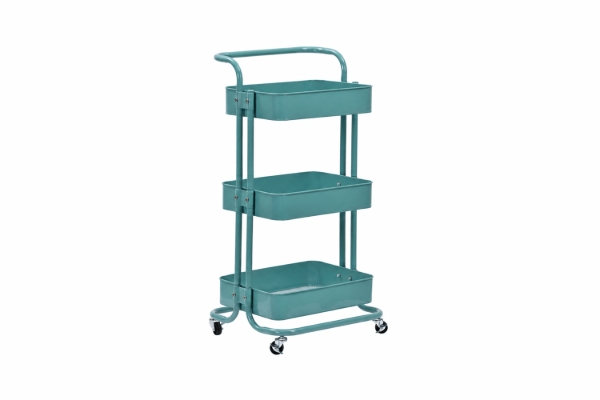 Picture of TARKA 3 Tier Wheel Trolley/Cart Storage Rack (Green)