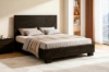 Picture of RIDHELINE Genuine Wood Veneer Bed Frame in Queen/King Size