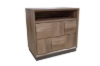 Picture of MERIDIAN 2-Drawer Bedside Table with 3D Panel Design
