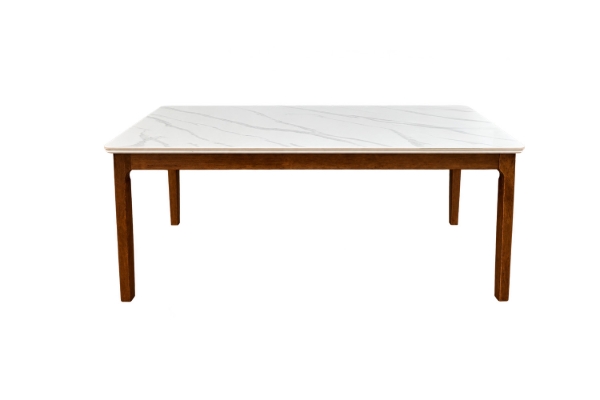 Picture of HARU Solid Wood Dining table with Sintered Stone Top - 160