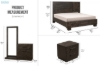 Picture of RIDHELINE Genuine Wood Veneer Bedroom Combo Set - 5PC King