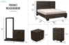 Picture of RIDHELINE Genuine Wood Veneer Bedroom Combo Set - 6PC King