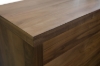 Picture of WALNOVA 6-Drawer Genuine Walnut Veneer Dresser With Mirror