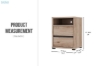 Picture of OAKFORD 2-Drawer Bedside Table