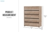 Picture of OAKFORD 6-Drawer Tallboy