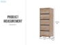 Picture of OAKFORD 5-Drawer Silmboy/Storage Cabinet
