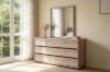 Picture of OAKFORD 6-Drawer Dresser with Mirror