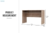 Picture of OAKFORD 120 Desk with Shelf