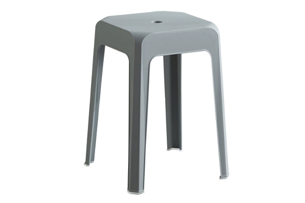Picture of [FLOOR MODEL CLEARANCE]BRYN Stackable Bar Stool (Grey)