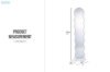Picture of TOVIA H170 Swivel Base Stand Mirror