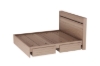 Picture of OAKFORD Bed Frame with Two Movable Storage Drawers - King Size