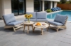 Picture of COASTAL 5PC Solid Acacia Wood Outdoor Lounge Set