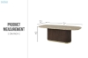 Picture of MARCO 241 Oval Marble Top Dining Table