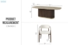 Picture of MARCO 241 5PC/7PC Marble Top Dining Set