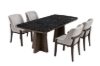 Picture of AUREN 213 5PC/7PC Marble Top Dining Set