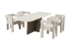 Picture of ASTON 201 5PC/7PC Marble Top Dining Set
