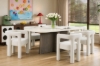 Picture of ASTON 201 7PC Marble Top Dining Set