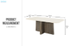 Picture of ASTON 201 Marble Top Dining Table