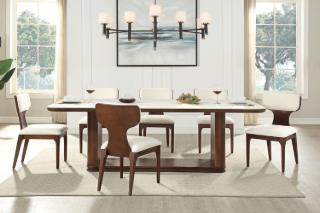 Picture of VISTA 240 Ceramic Top Dining Set - 7PC