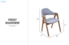 Picture of RENA Solid Ash Wood Dining Chair