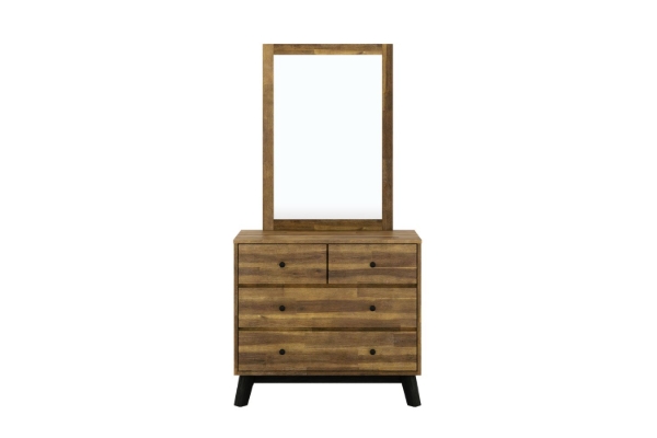 Picture of [FLOOR MODEL CLEARANCE]CALLA 4-Drawer Dresser with Mirror