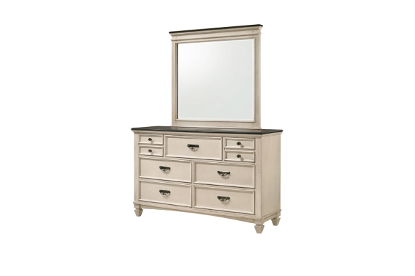 Picture of [FLOOR MODEL CLEARANCE]HOMESTEAD 7-Drawer Dresser with Mirror