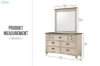 Picture of [FLOOR MODEL CLEARANCE]HOMESTEAD 7-Drawer Dresser with Mirror