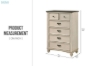 Picture of [FLOOR MODEL CLEARANCE]HOMESTEAD 5-Drawer Tallboy