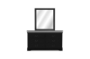 Picture of [FLOOR MODEL CLEARANCE]LOUIS 6-Drawer Dresser and Mirror with LED Lighting (Black)