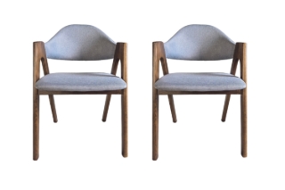 Picture of RENA Solid Ash Wood Dining Chair - 2 Chairs in 1 Carton
