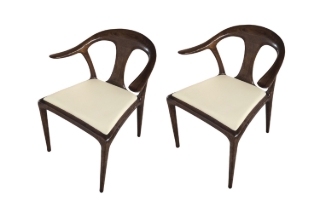 Picture of AKARI Solid Ash Wood Dining Chair - 2 Chairs in 1 Carton