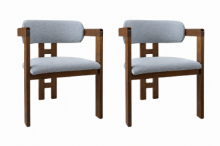 Picture of YAMA Solid Ash Wood Dining Armchair - 2 Chairs in 1 Carton