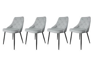 Picture of CELINE Dining Chair (Light Grey) - 4 Chairs in 1 Carton